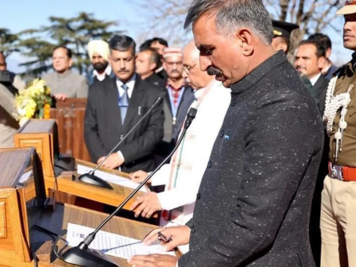 Sukhwinder Singh Sukhu to take oath as Himachal CM today