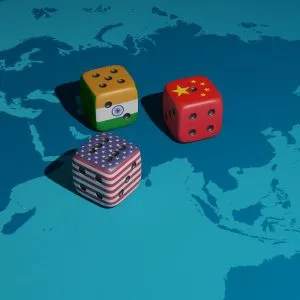 India, US and China