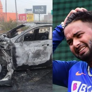 Rishabh Pant car accident