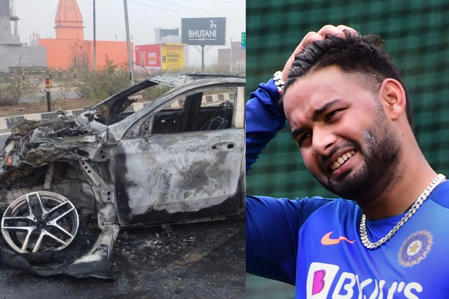 Rishabh Pant car accident
