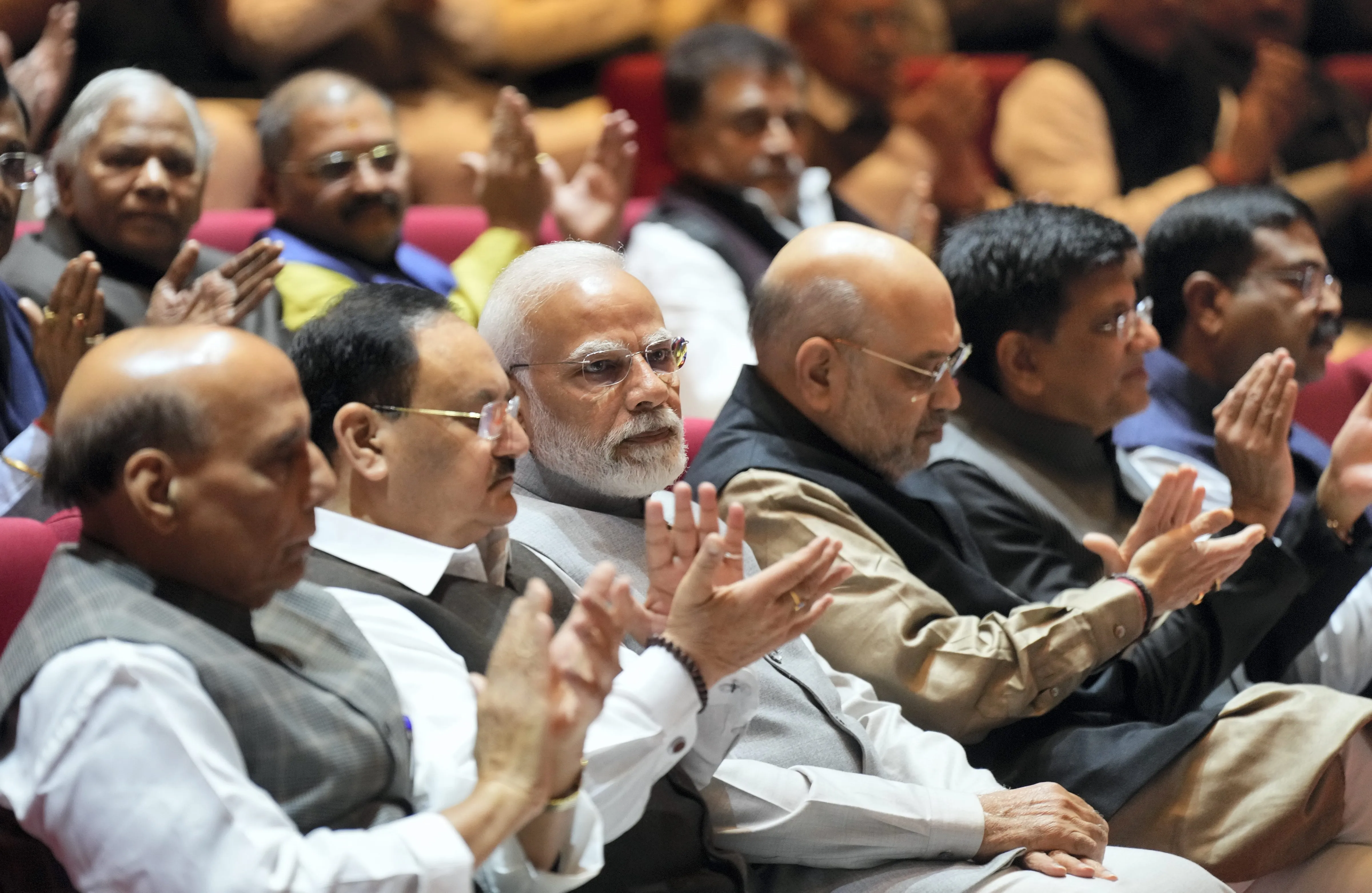 Rajnath, Nadda, Modi, Shah, Goyal