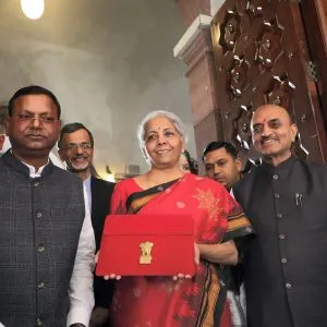 FM Nirmala Sitharaman at Parliament