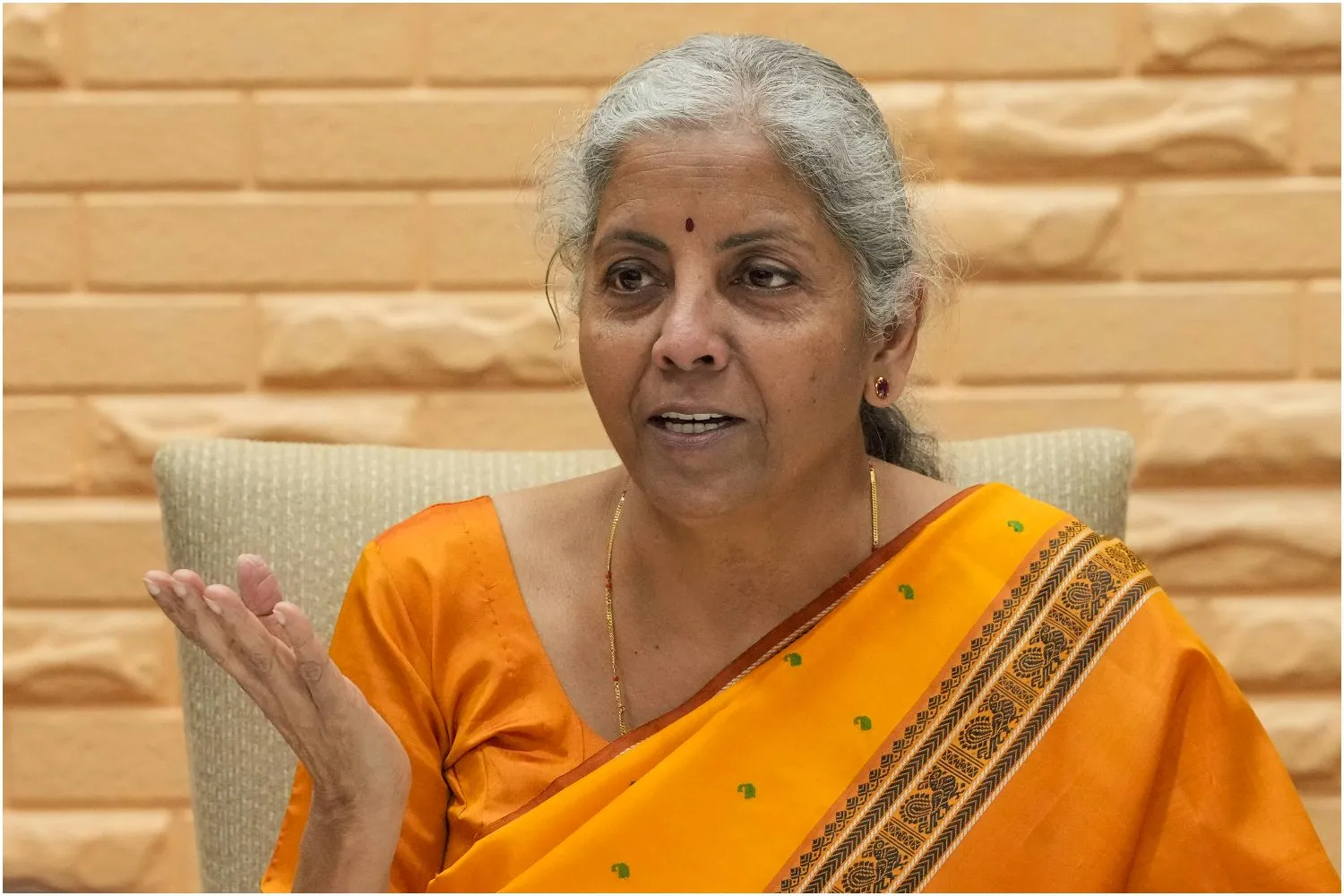 Finance Minister Nirmala Sitharaman