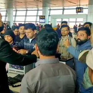 SpicJet flight delayed