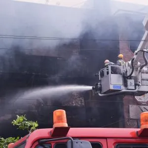 Kanpur hosiery market fire