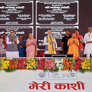 PM laid foundation of world's third urban transport ropeway at Varanasi