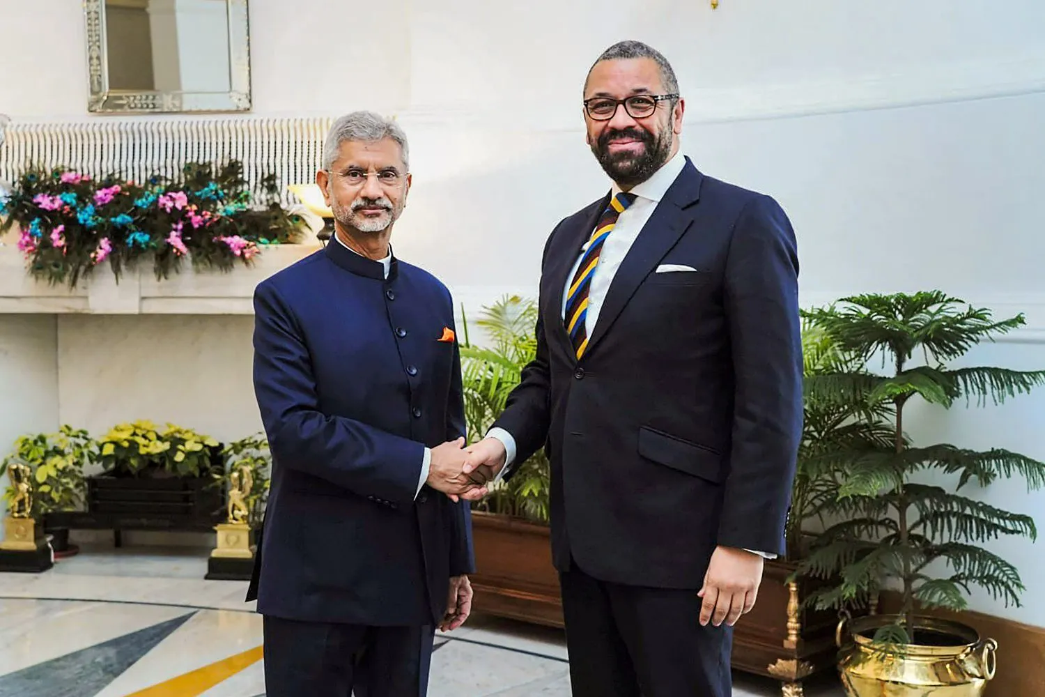 External Affairs Minister S. Jaishankar with UK Foreign Secretary James Cleverly