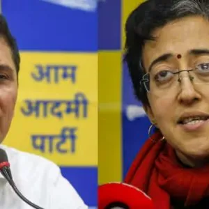 Saurabh Bhardwaj and Atishi