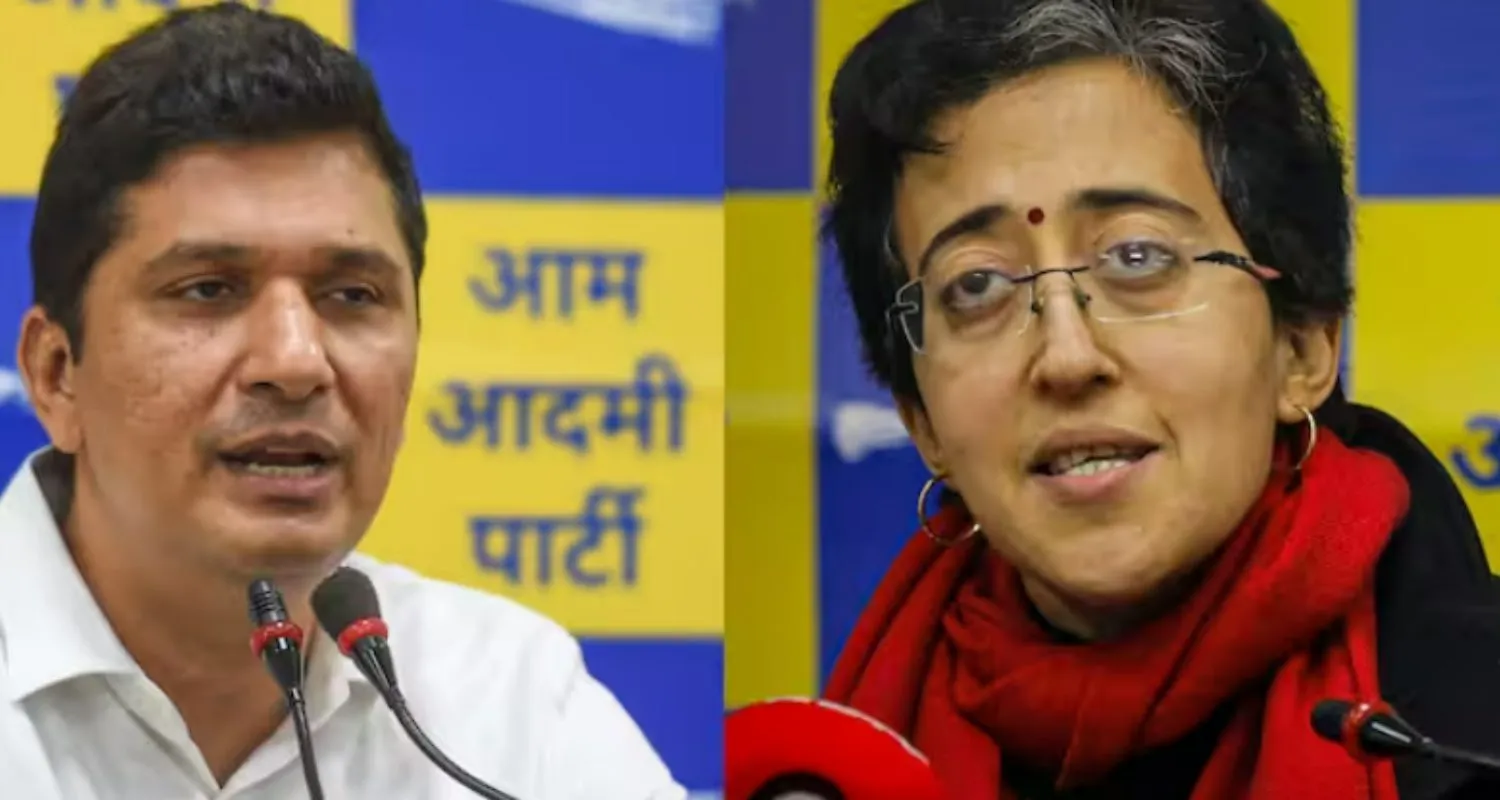 Saurabh Bhardwaj and Atishi