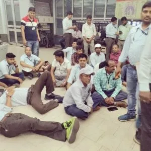 UP power supply staff strike