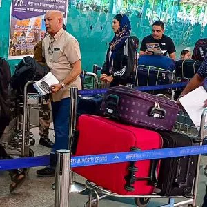 Fugitive radical preacher Amritpal Singh's wife stopped at Amritsar airport