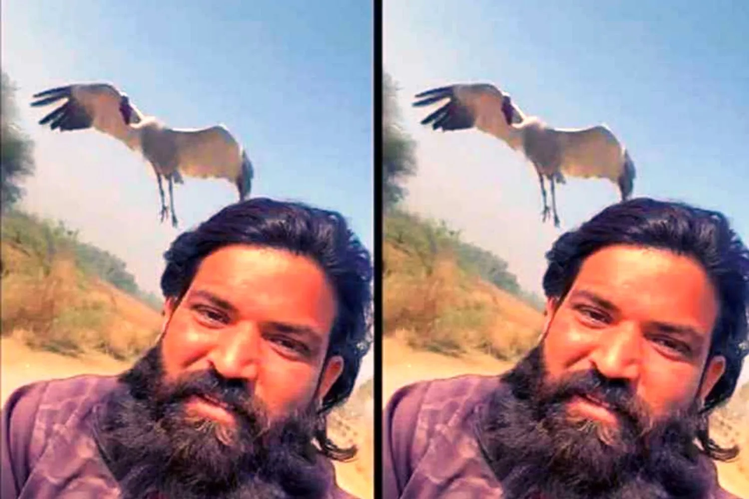 Arif and his friend Saras