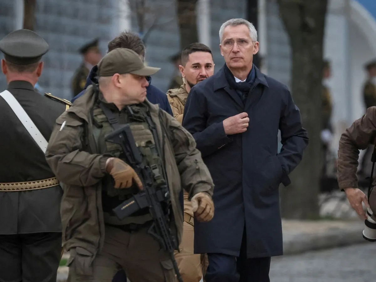NATO chief visits Kyiv for first time since Russian invasion