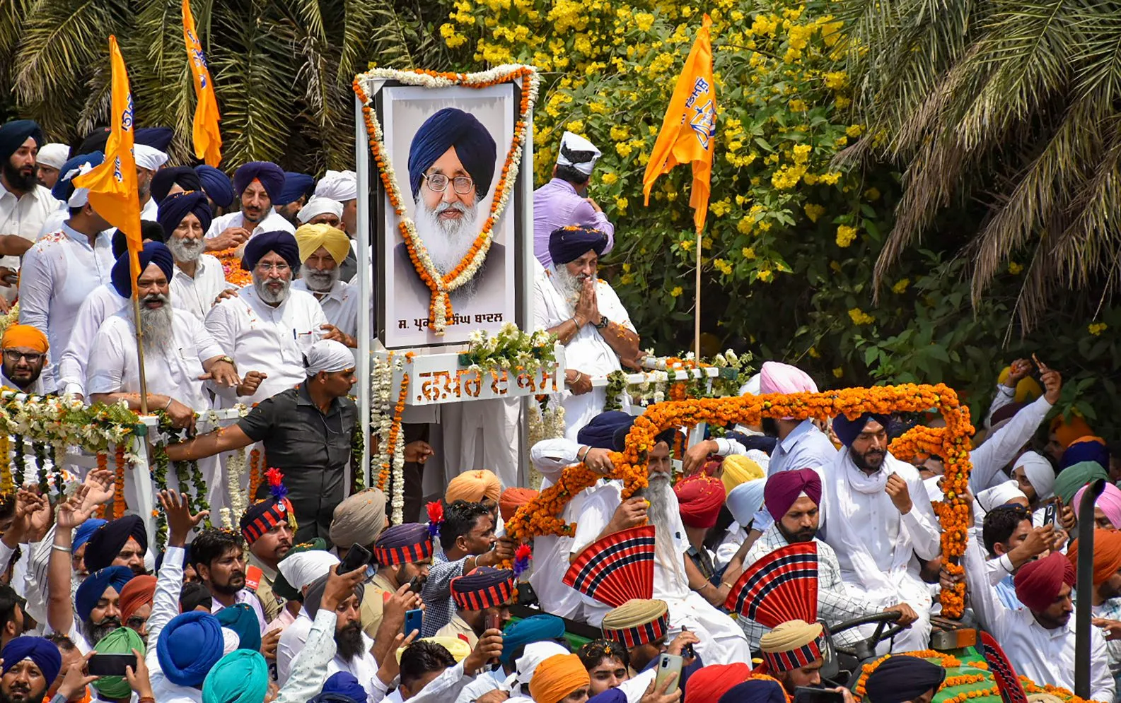 Prakash Singh Badal last rites