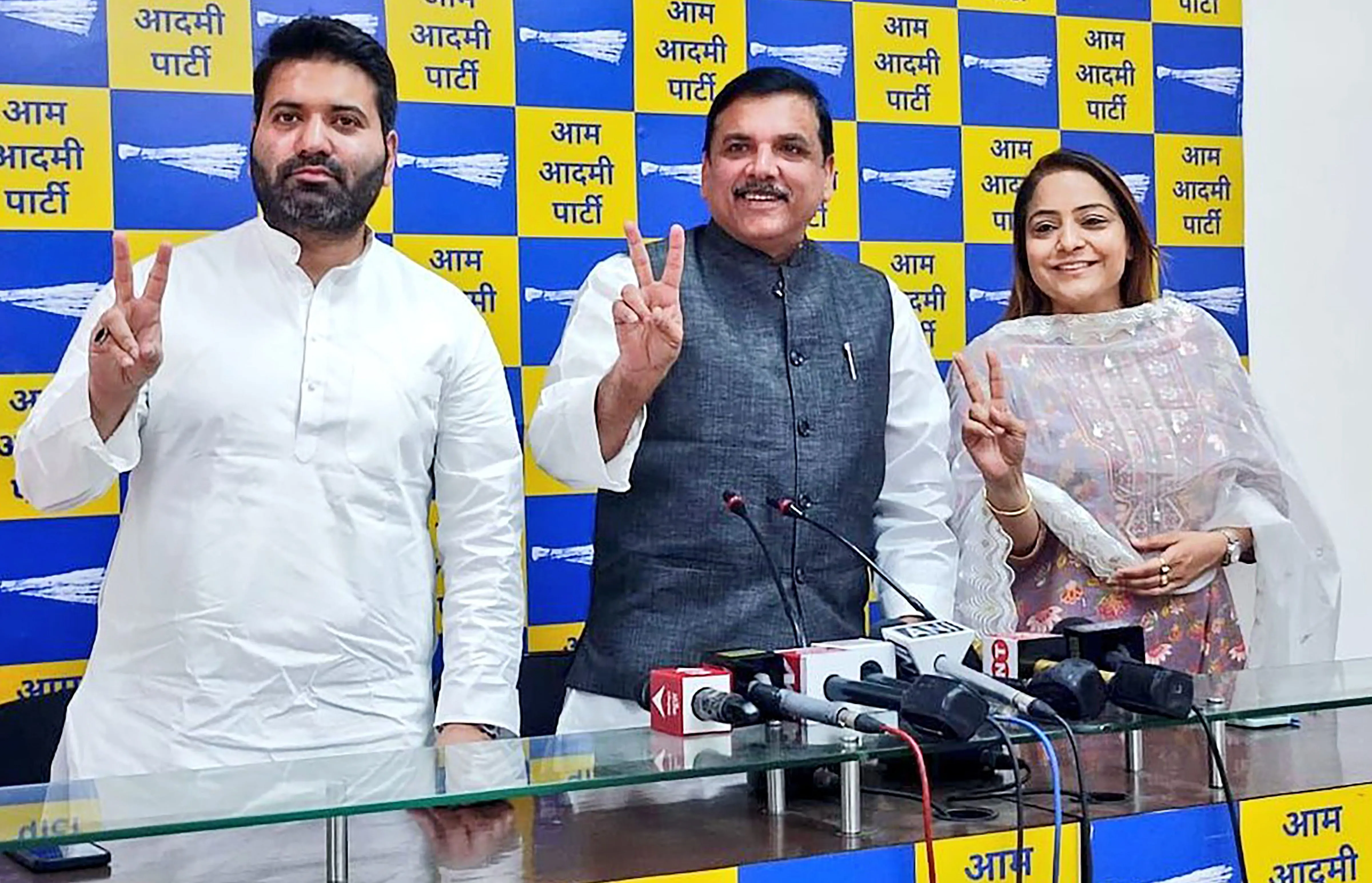 AAP press conference in Delhi