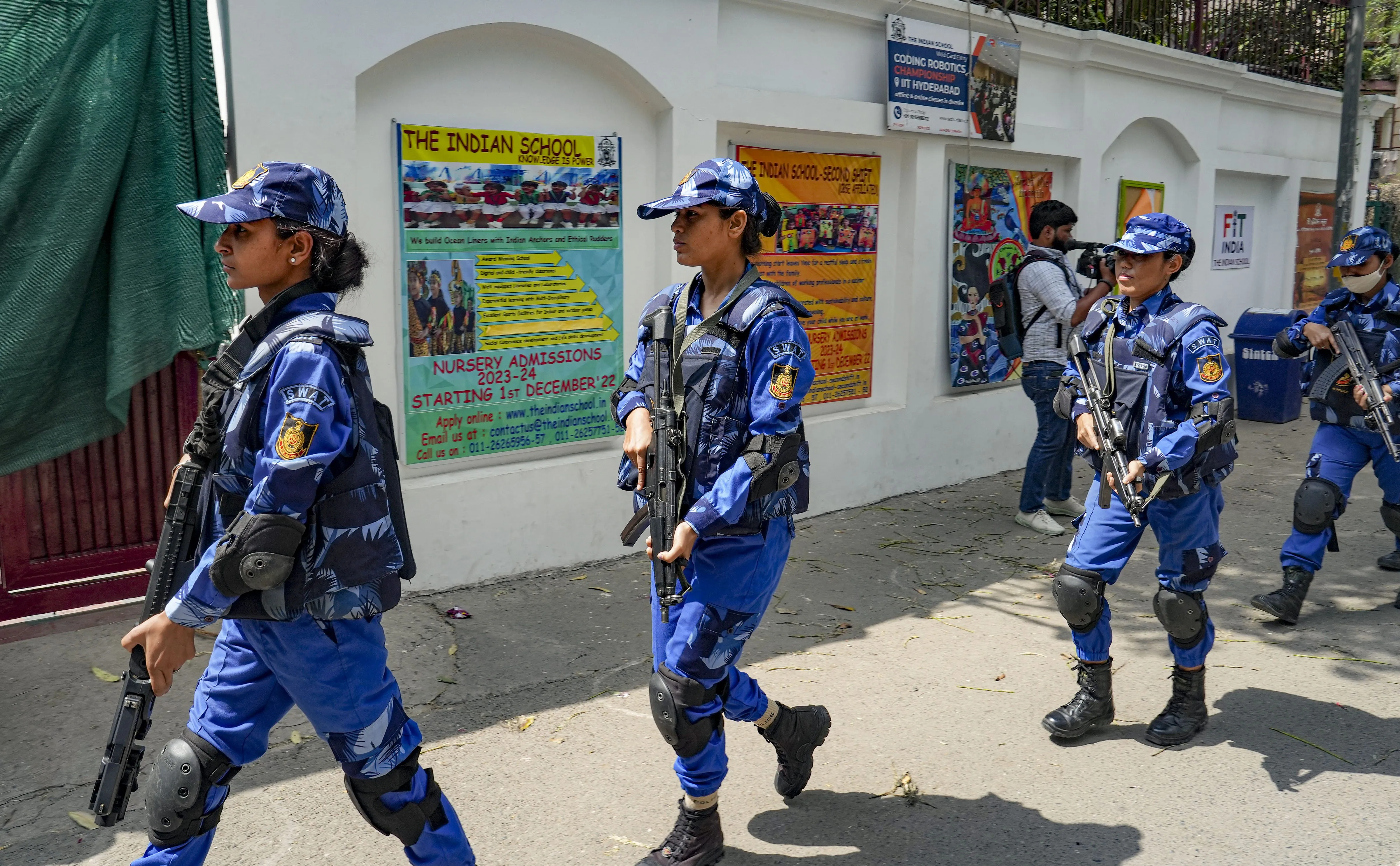 Delhi school received bomb threat