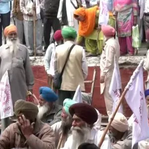 protest in Gurdaspur