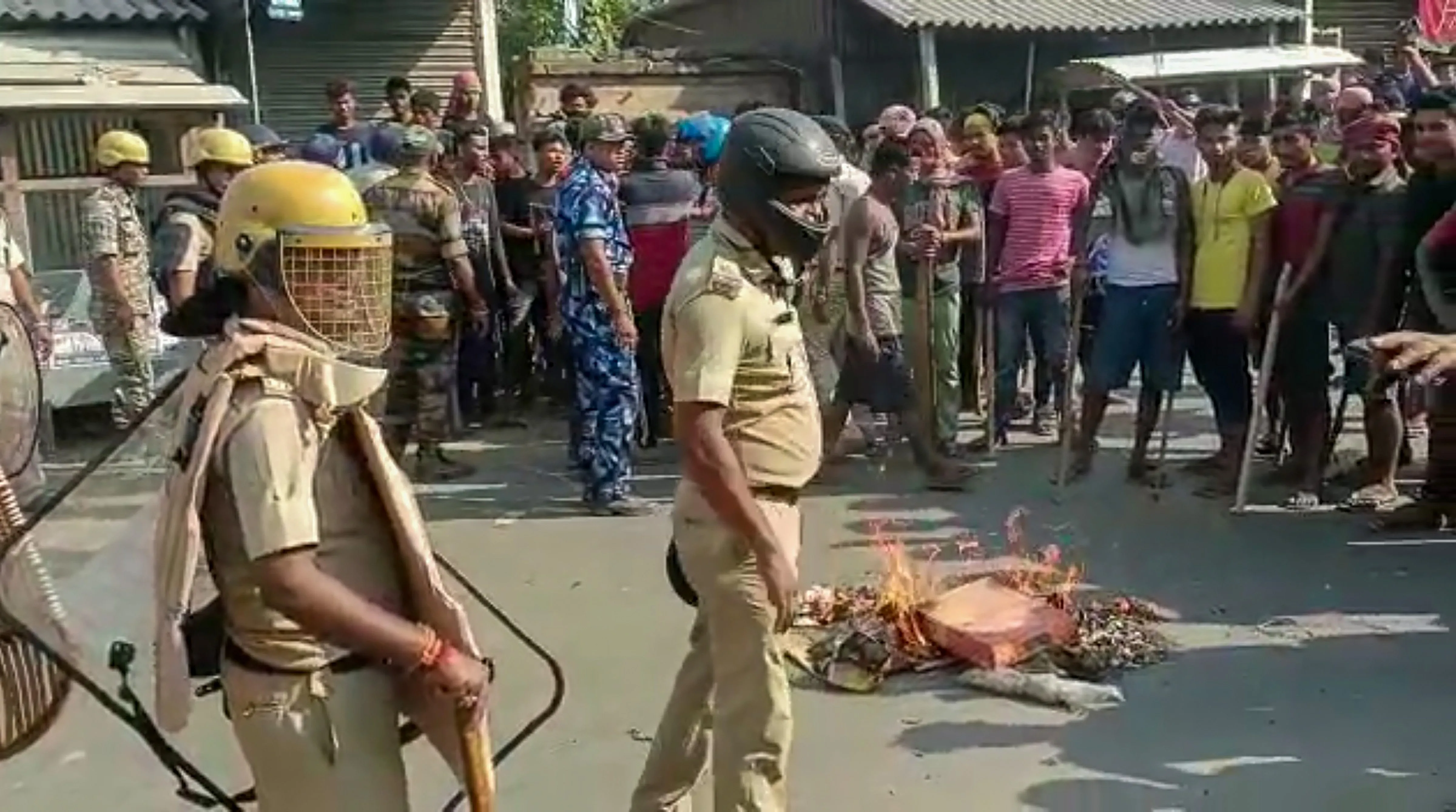 Protest in North Dinajpur