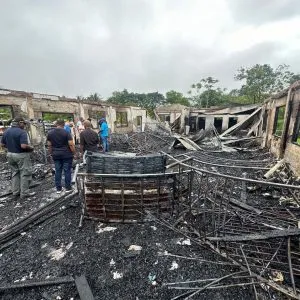 Guyana school dormitory fire