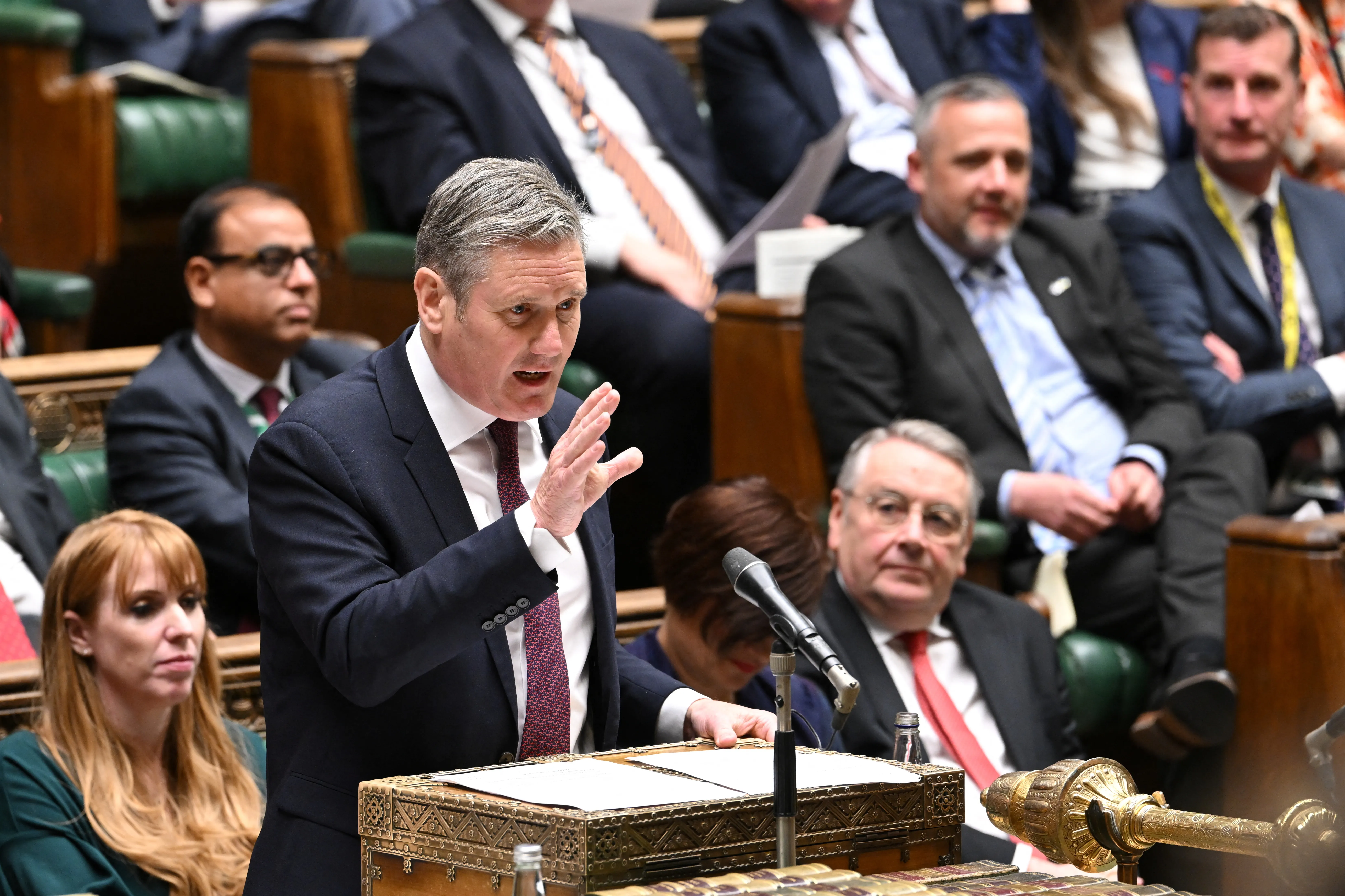 British Labour Party leader Keir Starmer