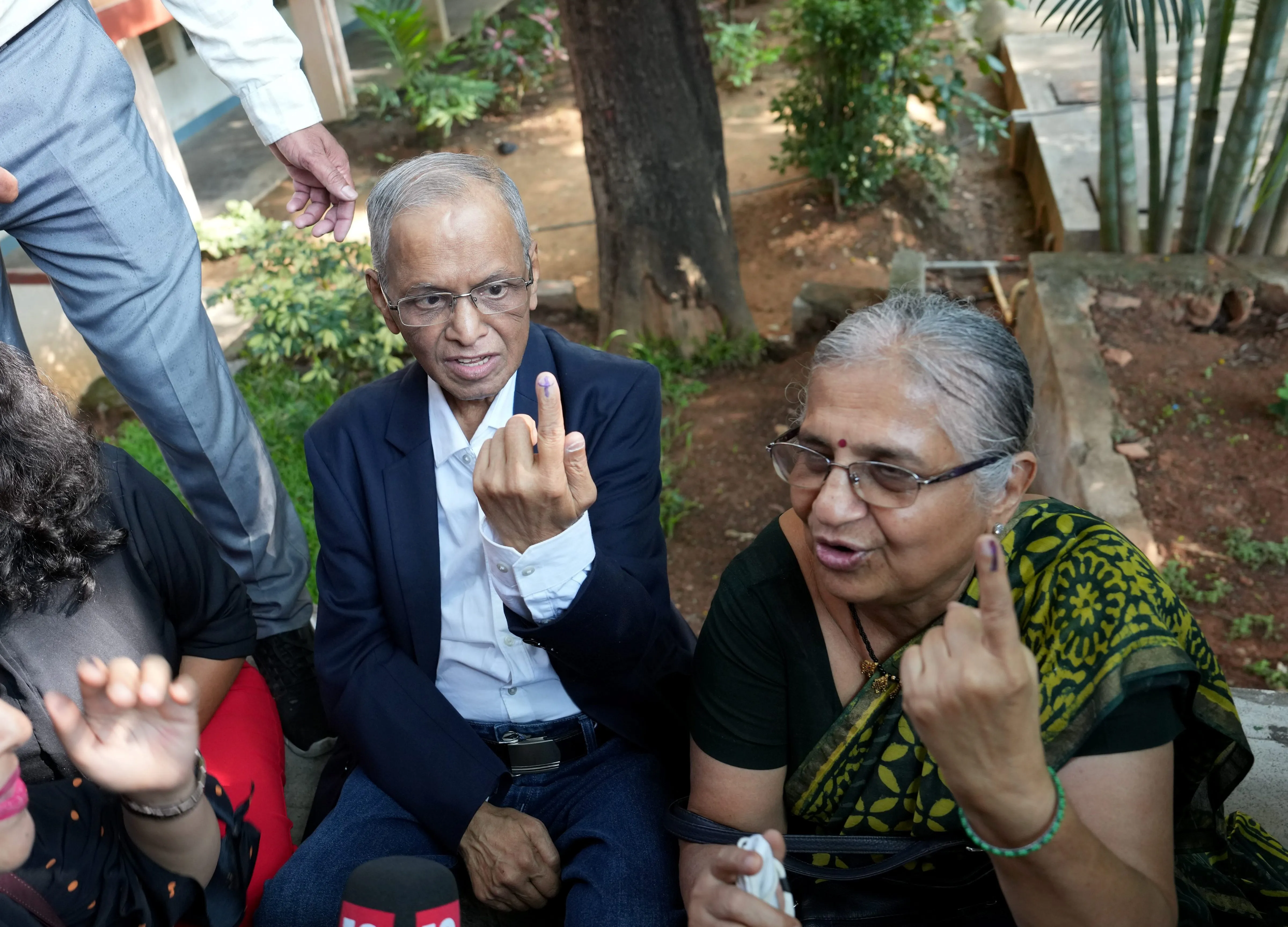 Narayan Murthy and Sudha Murthy