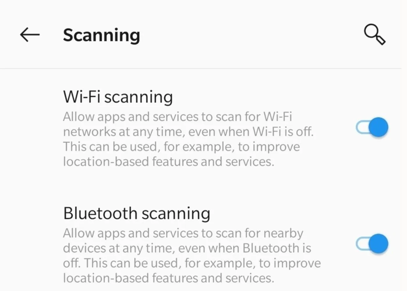 Privacy Setting for Android: