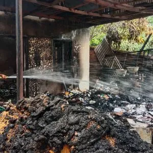 Manipur: Mob vandalises Union Minister RK Ranjan Singh's residence, clashes with security forces