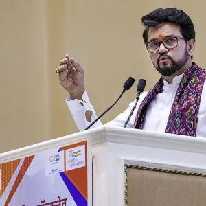 Union Information and Broadcasting Minister Anurag Thakur