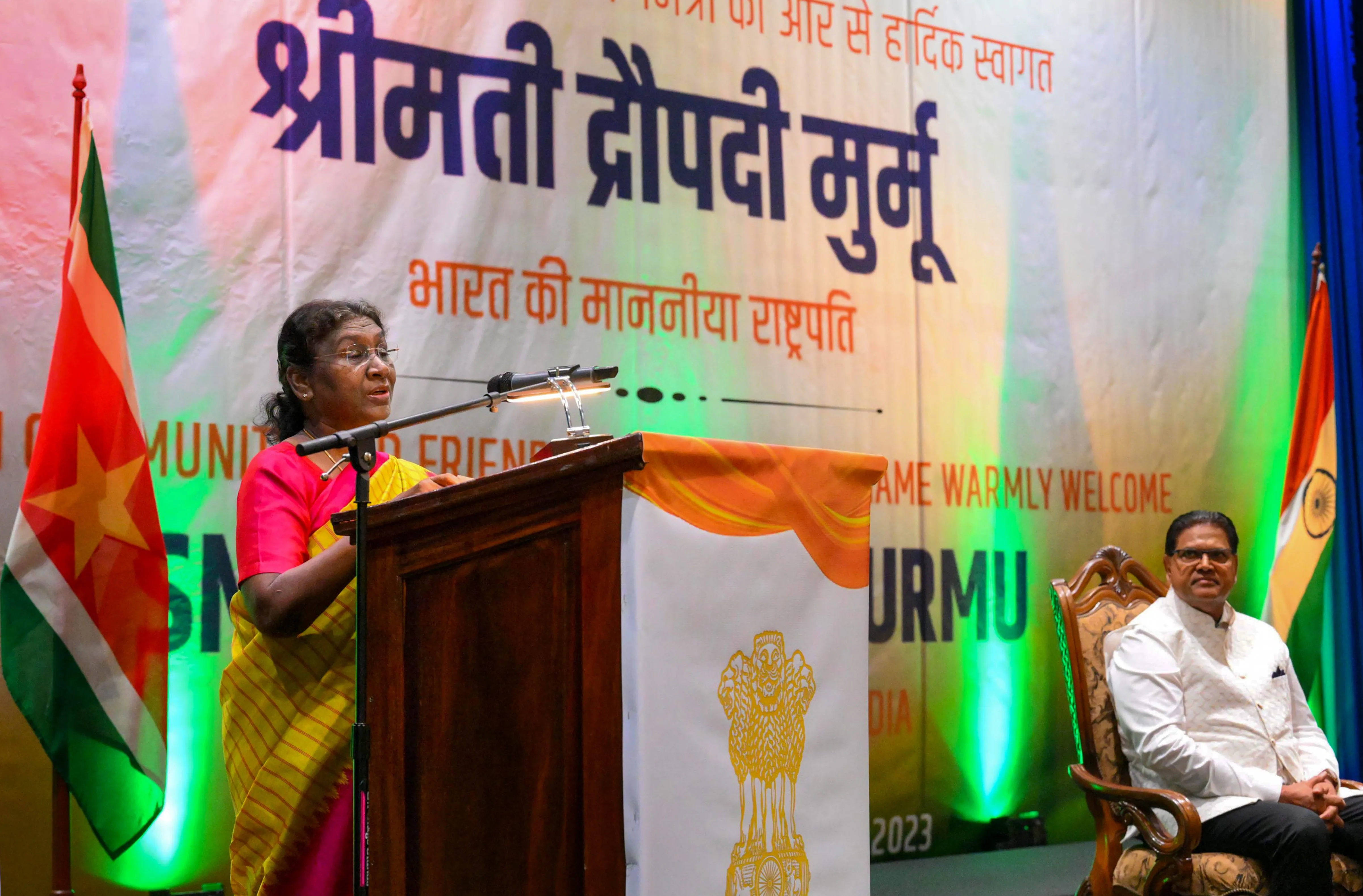 President Murmu in Suriname