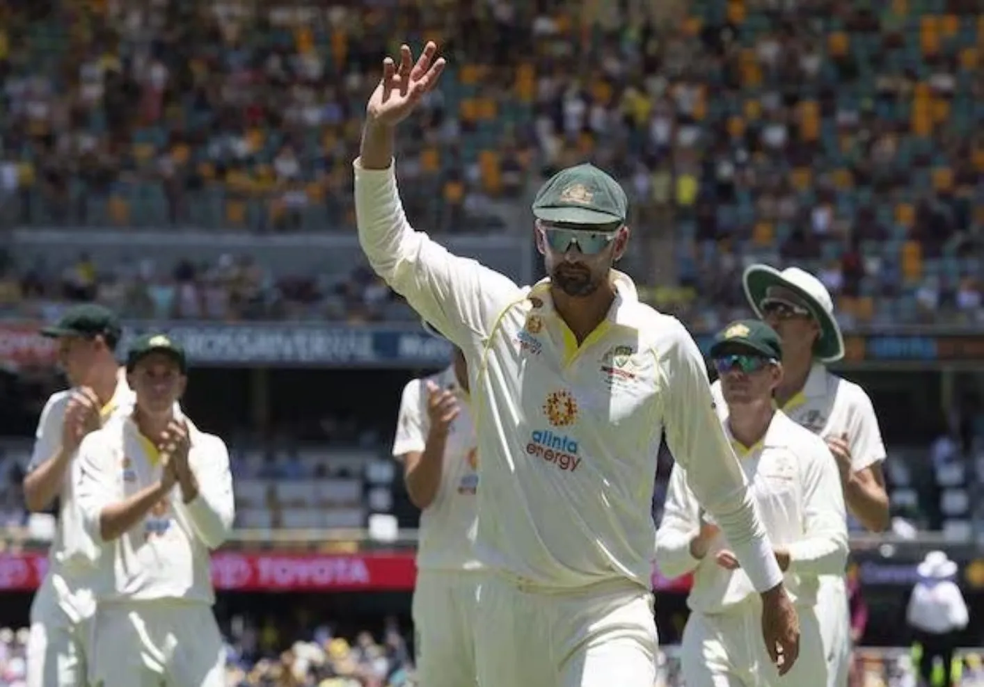 Australian Off-spinner Nathan Lyon