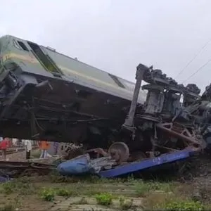 west bengal train derailed