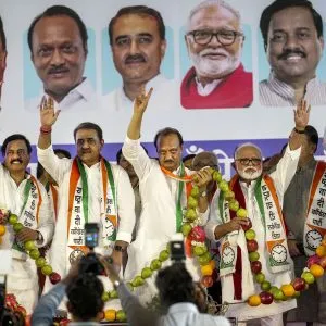 Ajit Pawar has lead in numbers game, 35 out of 53 MLAs attended the meeting