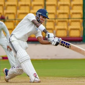 Mayank scores half-century as South vs North match evenly poised