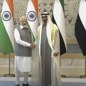 PM Modi UAE Visit: PM Modi talks with UAE President Sheikh Mohammed bin Zayed Al Nahyan