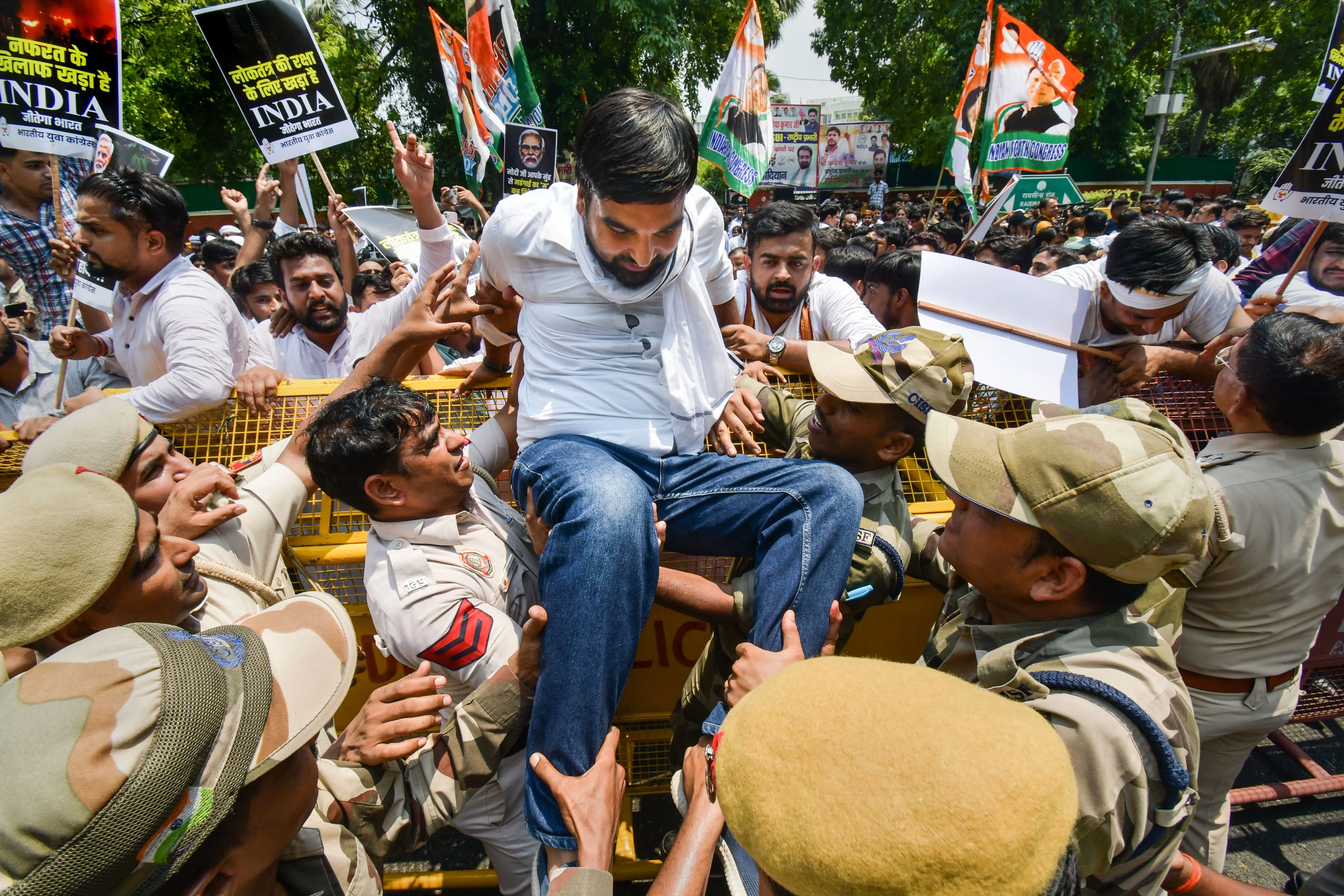 Outrage from parliament to court over the incident of women being paraded naked in Manipur