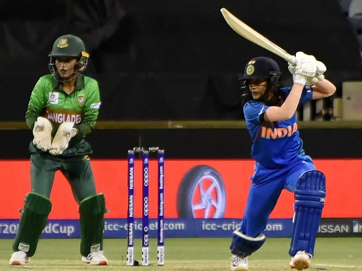 India's 228 for eight with Jemima, Harmanpreet's material