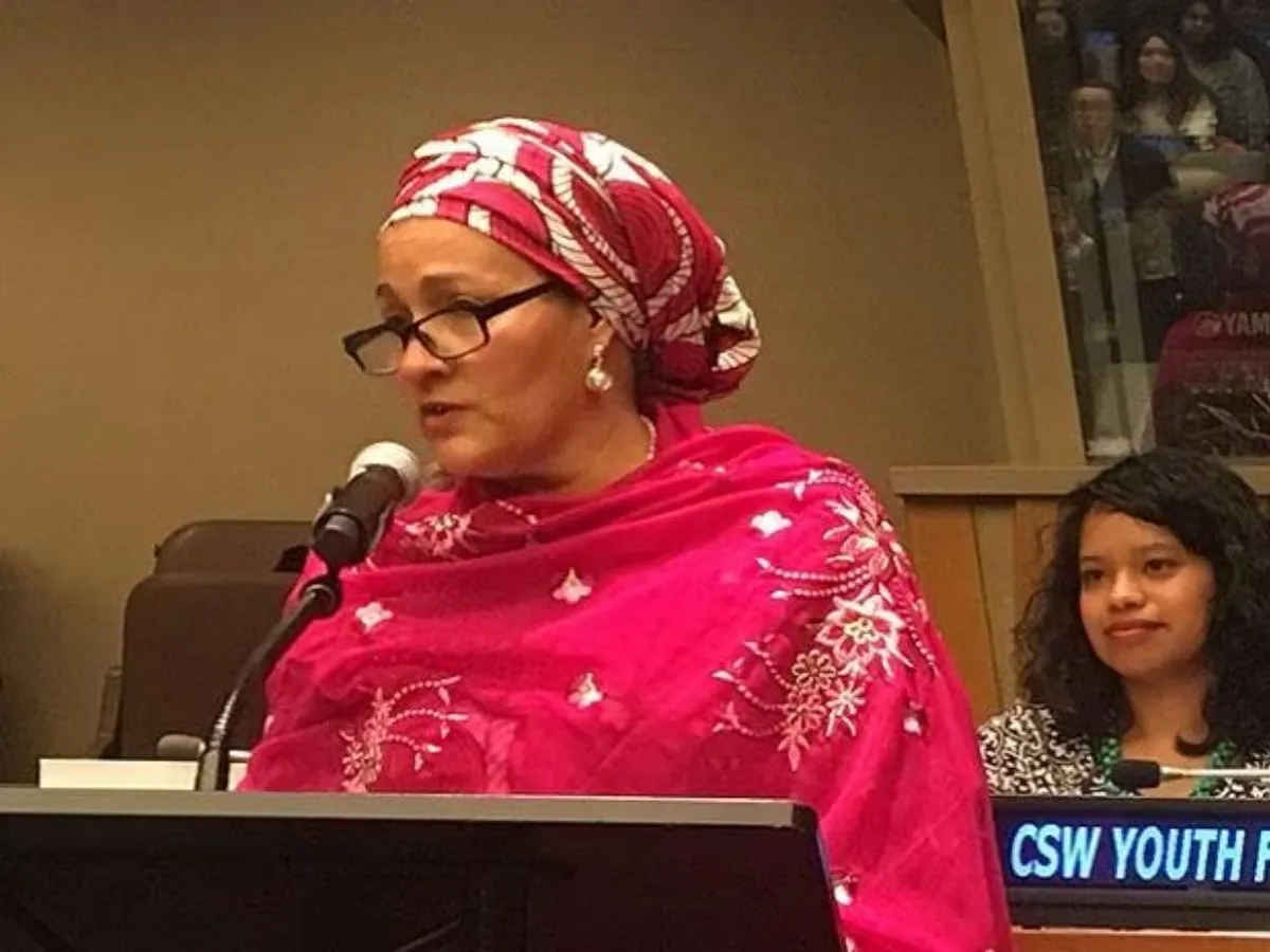 UN Deputy Secretary General Amina J Mohammed is coming to India, will hold meeting with several Union Ministers