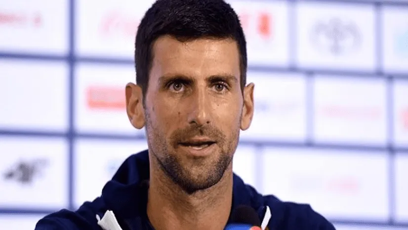 Tennis player Novak Djokovic