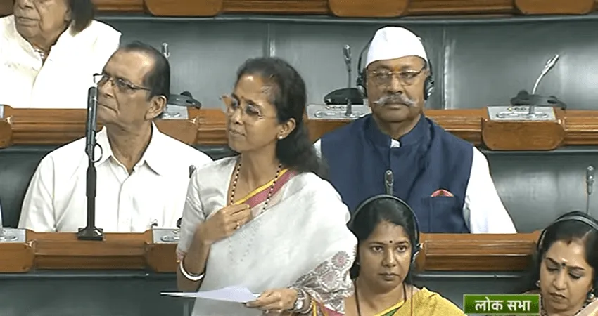 NCP leader Supriya Sule