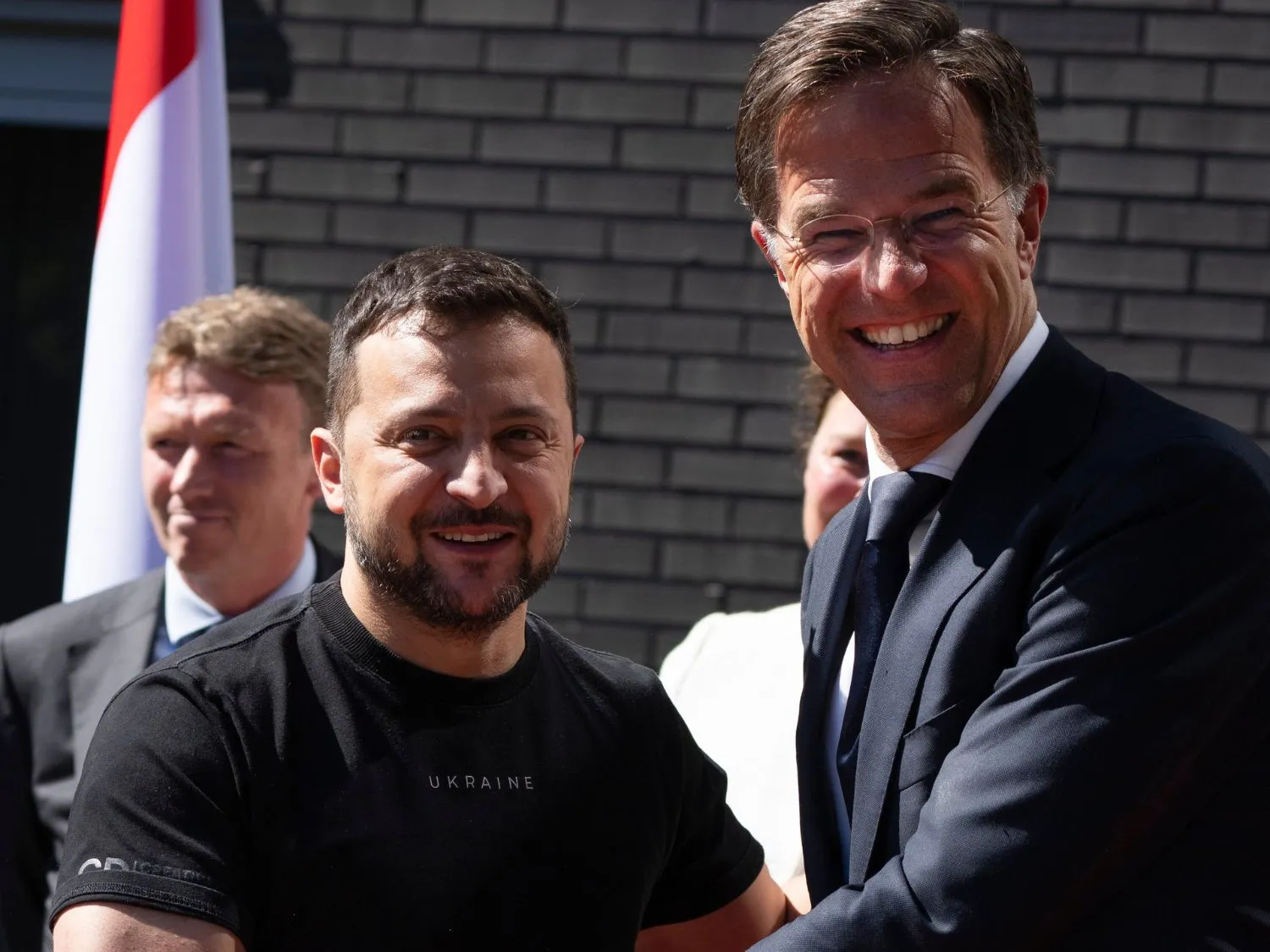 The Netherlands and Denmark will give F-16 fighter jets to Ukraine, the Dutch prime ministe