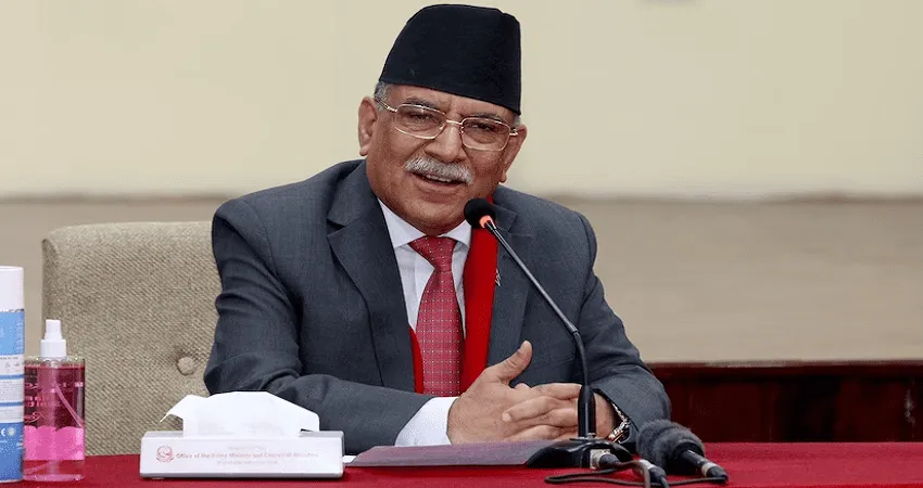 Nepal Prime Minister Pushpa Kamal Dahal
