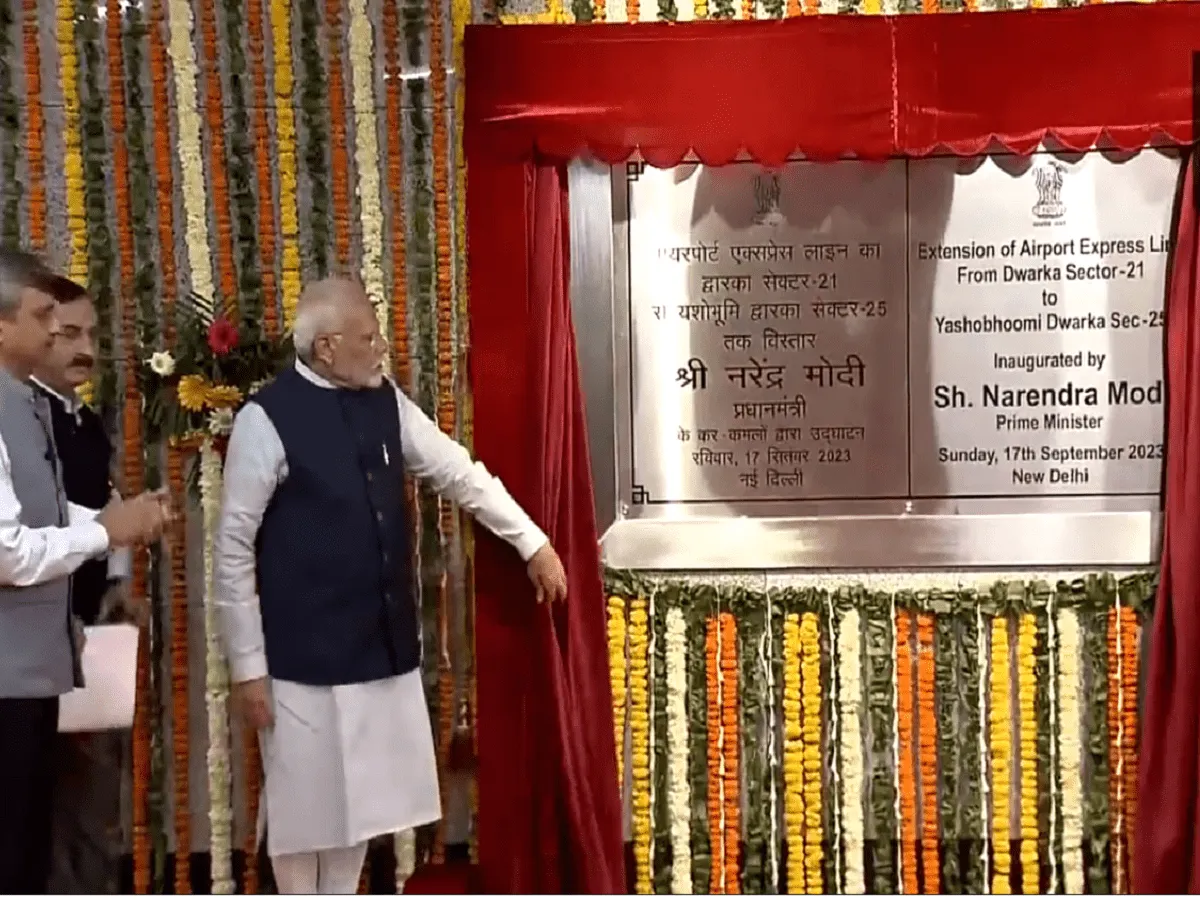 PM Modi inaugurates Delhi Airport Metro Express line to Dwarka