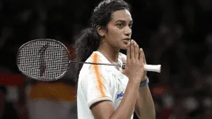 Badminton player PV Sindhu in Asian Games 2023