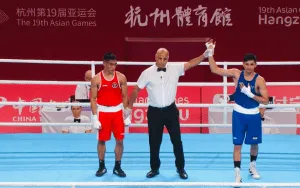 Boxer Sachin Siwach Sails into Men's 57kg Pre-quarters