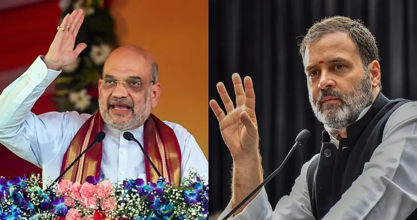 Amit Shah and Rahul Gandhi