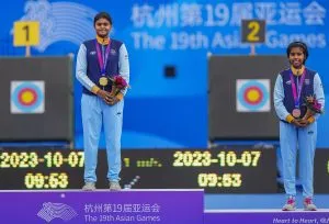 Jyothi, Deotale claim hat-trick of gold as archers return with record nine medals In Asian Games 2023