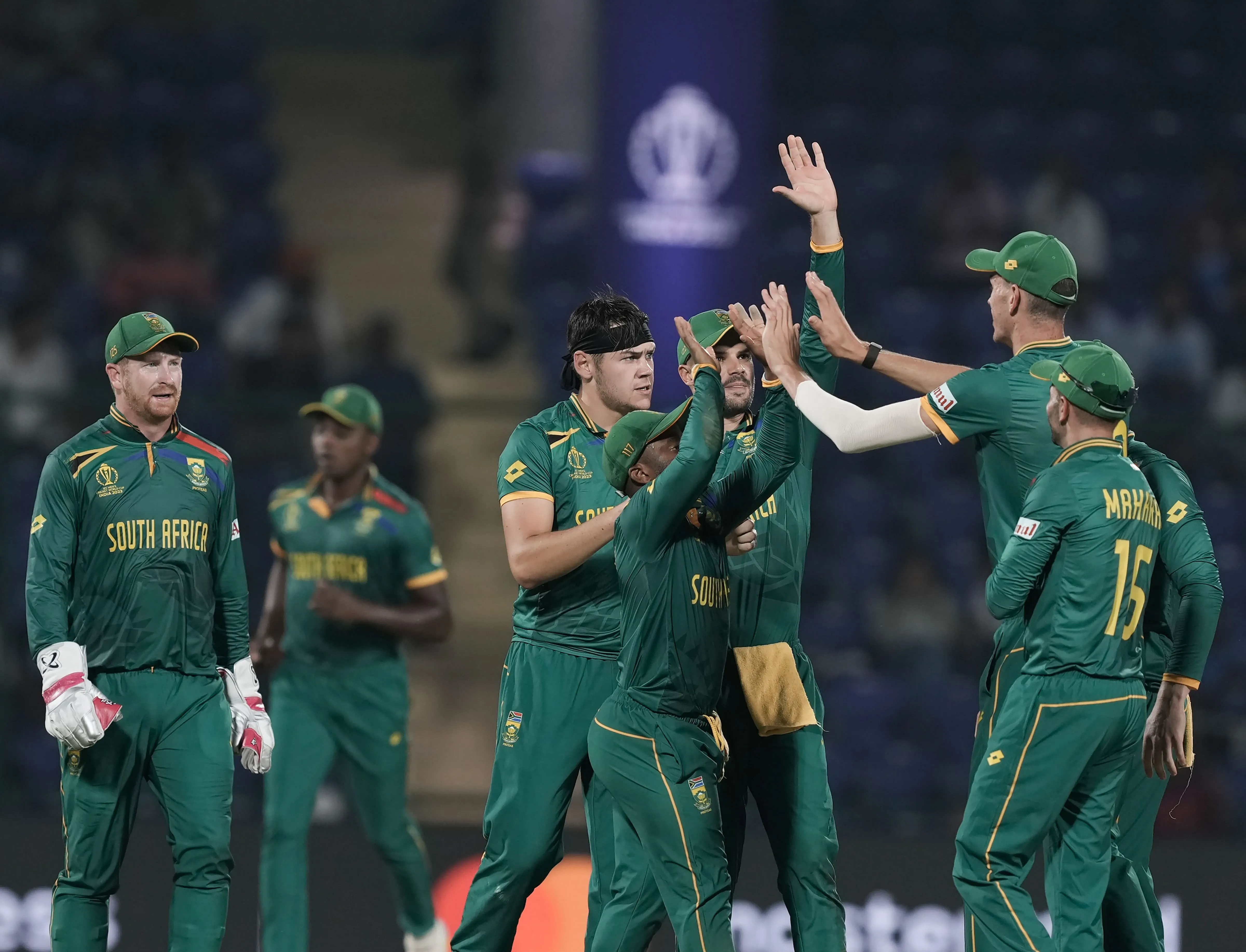 ICC World Cup 2023, SA v SL: साउथ अफ्रीका ने श्रीलंका को 102 रन से हराया, मार्कराम ने जड़ा सबसे तेज शतक Rampant South Africa crush Sri Lanka by 102 runs to make emphatic start in World Cup