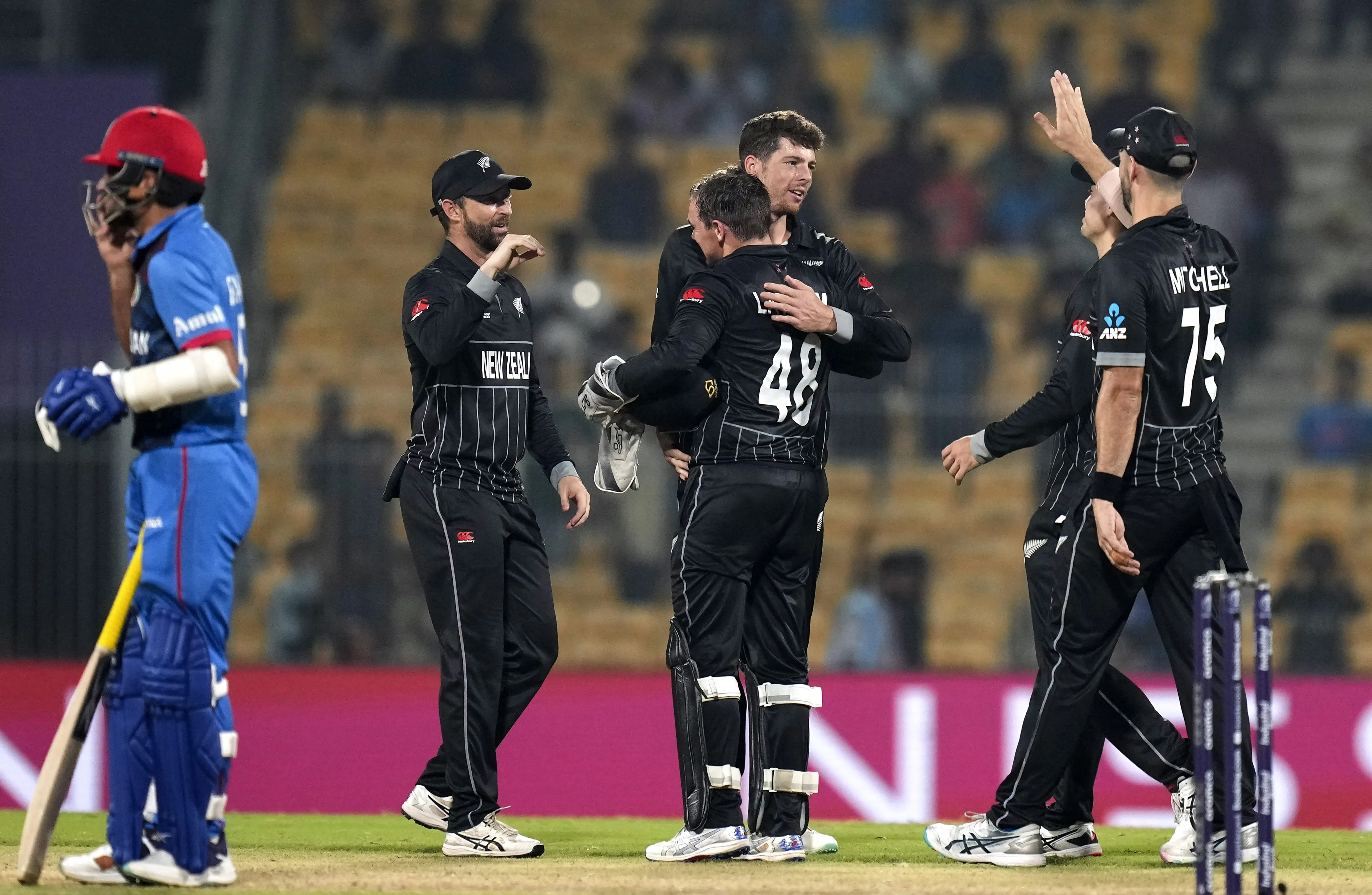 World Cup 2023: न्यूजीलैंड ने अफगानिस्तान को बुरी तरह हराया, लगातार चौथी जीत दर्ज की NZ vs AFG Cricket Match