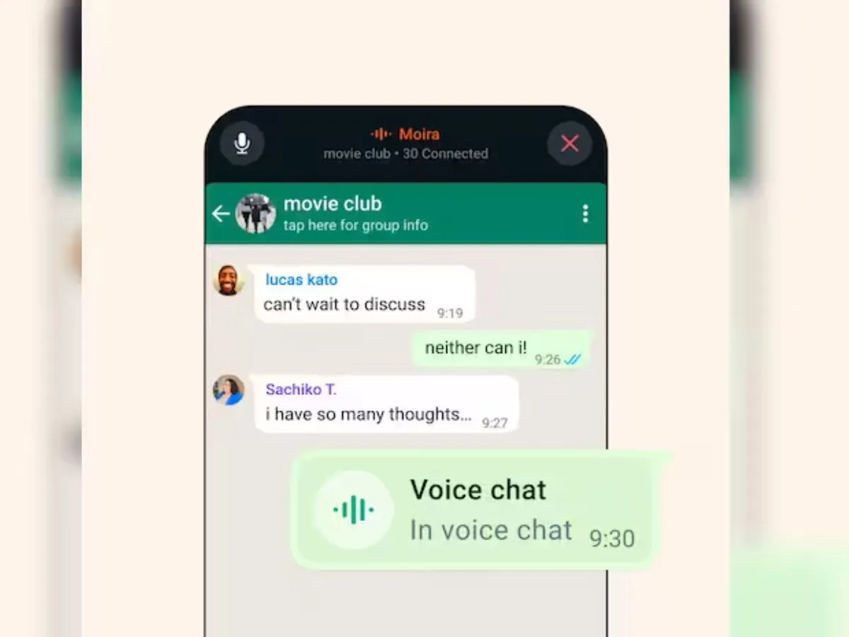 WhatsApp बड़े ग्रुप्स के लिए ला रहा नया वॉयस चैट फीचर, जानें कैसे करेगा काम Meta-owned WhatsApp rolls-out voice-chat feature for large groups: Details