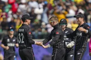 New Zealand's bowler Glenn Phillips
